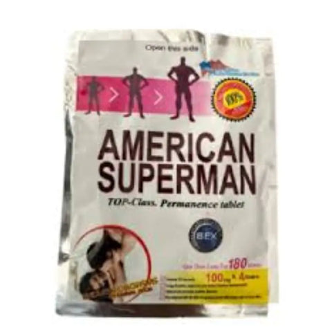 American Superman Top Class Permanence Tablets 100mg 4 Tab As Royal Mart