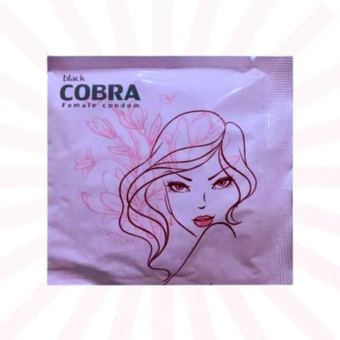 Black Cobra Female Condom - 1 Peice As Royal Mart