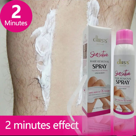 Hair Removal Spray for Women and Men Painless 2 Minutes Fast Permanent Spray 180ml As Royal Mart