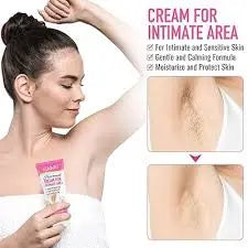 Painless Permanent Hair Removal Cream Underarms Private Parts and Bikini As Royal Mart