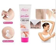 Painless Permanent Hair Removal Cream Underarms Private Parts and Bikini As Royal Mart